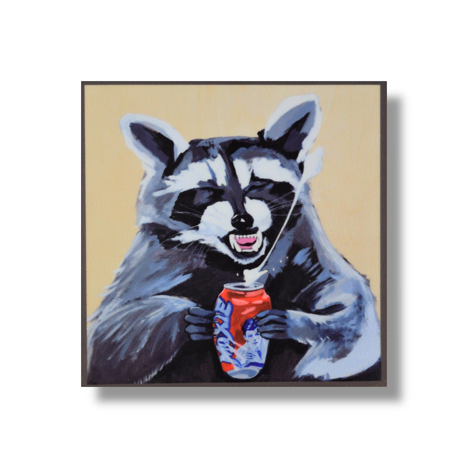Camp Crasher Raccoon Sticker